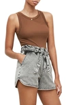 Allsaints Rina Tank Top In Mocha Brown