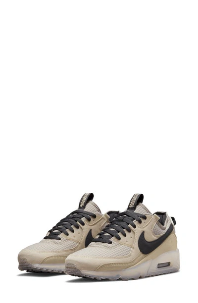 Nike Air Max Terrascape 90 Hiking Sneaker In Rattan,khaki,phantom,dark Smoke Grey