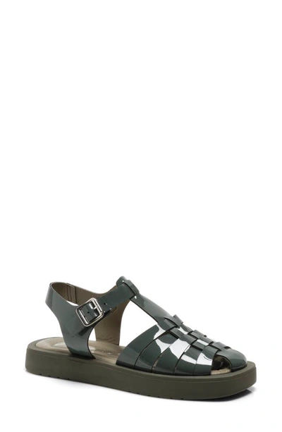 Free People Finn Platform Fisherman Sandal In Green ModeSens