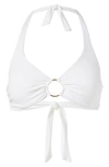 Melissa Odabash Brussels Underwire Bikini Top In Mazy White