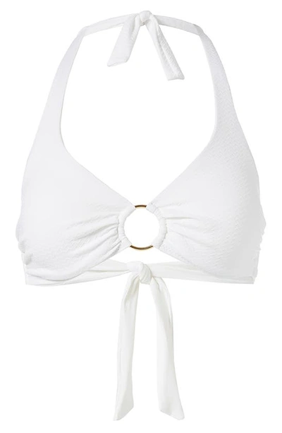 Melissa Odabash Brussels Underwire Bikini Top In Mazy White