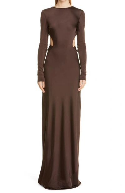 Et Ochs Reagan Gown In Brown