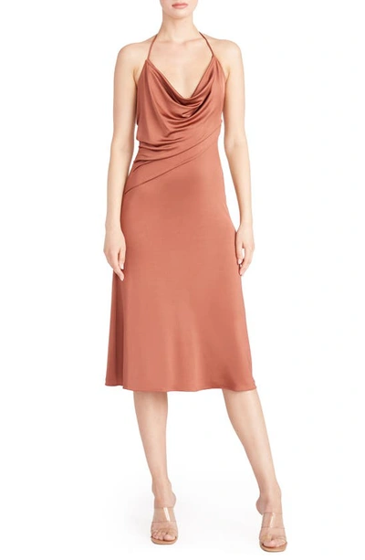 Et Ochs Nora Halter Dress In Brown