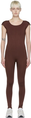 Prism Brown Enlightened Jumpsuit In Maroon