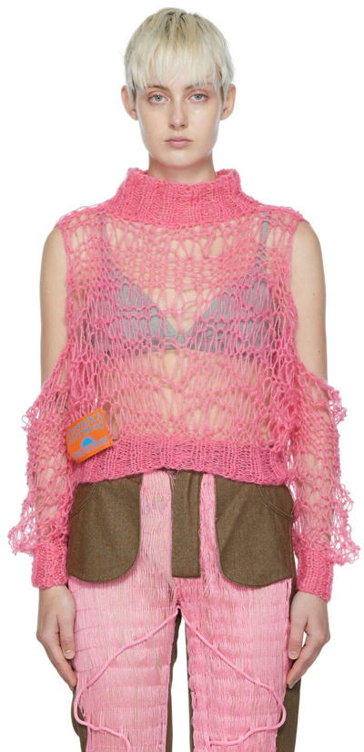 Constanca Entrudo Pink Mohair Sweater
