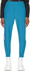 ALEXANDER MCQUEEN BLUE VISCOSE LOUNGE trousers