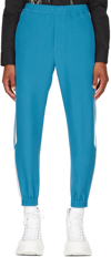 ALEXANDER MCQUEEN BLUE VISCOSE LOUNGE PANTS