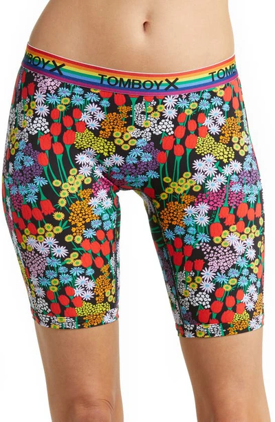 Tomboyx 9-inch Boxer Briefs In Awesome Blossom