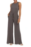 Spanx Airessentials Sleeveless Jumpsuit In Beige