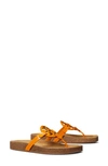 Tory Burch Women's Miller Cloud Thong Sandals In Orange Citrine