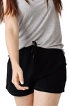 Cozy Earth Pajama Shorts In Black