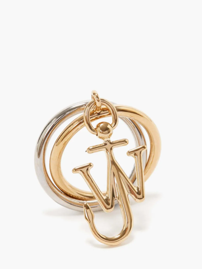 Jw Anderson Multi-loop Anchor Ring In Gold