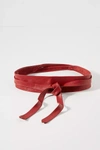 Ada Classic Wrap Belt In Red