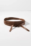 Ada Classic Wrap Belt In Brown