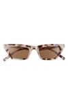 AIRE POLARIS 49MM CAT EYE SUNGLASSES