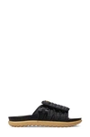 Nike Asuna 2 Slide Sandal In Black/ Sanded Gold/ Anthracite