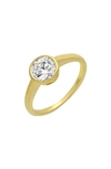Bony Levy Cubic Zirconia Engagement Ring Setting In Yellow Gold