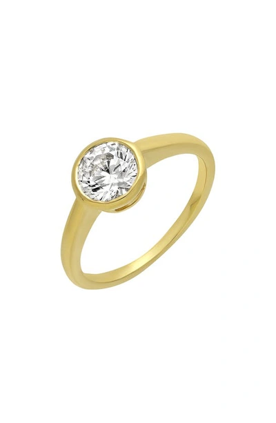Bony Levy Cubic Zirconia Engagement Ring Setting In Yellow Gold