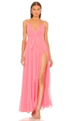 Michael Costello X Revolve Justin Gown In Pink