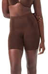 Spanx Women's Oncore Mid-thigh Short Ss6615 In Chestnut Brown