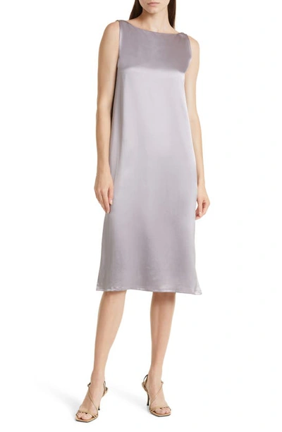 M.m.lafleur The Bevin Dress - Washable Silk Charmeuse In Wisteria