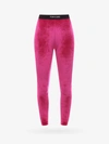 Tom Ford Stretch Velvet Signature Leggings In Pink
