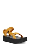 Teva 40mm Flatform Universal Sandals In Burnt Orange