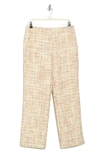 Alexia Admor High Waist Tweed Pants In Ivory Tweed