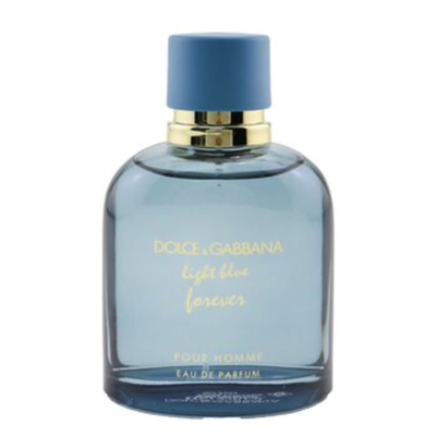 Dolce & Gabbana Mens Light Blue Forever Pour Homme Edp Spray 3.3 oz Fragrances 3423222016043 In Blue,purple,white