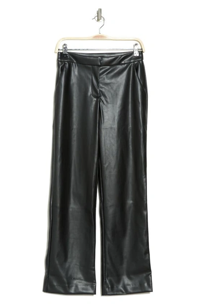 Alexia Admor Faux Leather Pants In Black