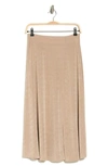 Alexia Admor Side Slit Midi Skirt In Nude