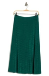 Alexia Admor Side Slit Midi Skirt In Emerald
