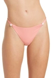 Dippin Daisys Harbor High Leg Bikini Bottoms In Parfait