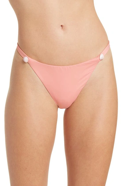 Dippin Daisys Harbor High Leg Bikini Bottoms In Parfait