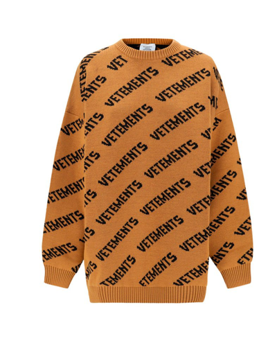 Vetements Women's  Brown Other Materials Sweater