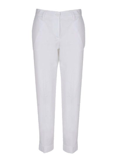 P.a.r.o.s.h . Slim Fit Trousers In White