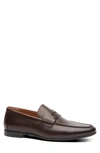 Gordon Rush Morgan Moc Toe Penny Loafer In Brown