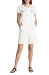 SLVRLAKE NONSTRETCH DENIM SHORT OVERALLS