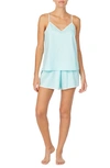 Kate Spade New York Mrs. Cami Pj Set In Aqua Stripe