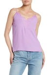 Melrose And Market Lace Cami In Purple Spectre