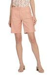 Nydj Modern Linen Blend Bermuda Shorts In Nocolor
