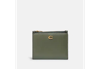 Coach Faltportemonnaie Mit Druckknopf In Brass/army Green