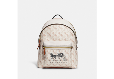Coach Charter Backpack With Horse And Carriage Print