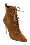 Charles By Charles David Passe Pointed Toe Bootie In Coffee