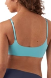 True & Co. True Body Scoop Neck Bralette In Aqua