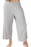 Cozy Earth Wide Leg Rib Pajama Pants In Grey