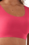 True & Co. True Body Scoop Neck Bralette In Raspberry