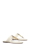 Tory Burch Vintage Plaque Flip Flop In New Ivory