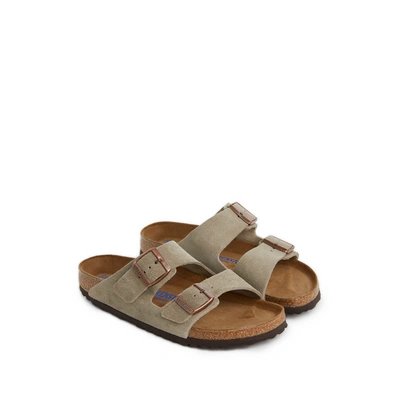 Birkenstock Women's Arizona Soft Footbed Slide Sandals In Ivory