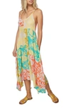 O'neill Aries Print Cover-up Sundress In Multi Colored